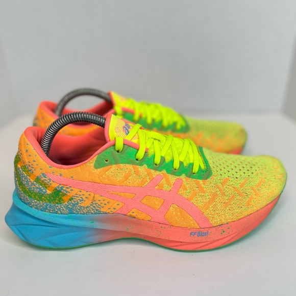 ASICS DynaBlast Orange Pop/Coral Running Shoes Athletic 1012A989-800 VGUC No Box - Picture 5 of 15